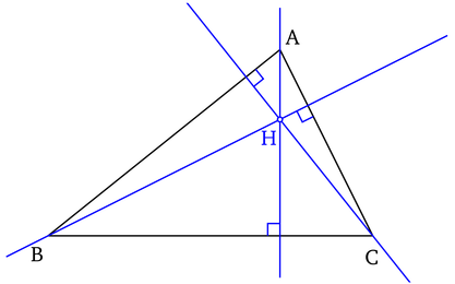 Triangle Hauteurs